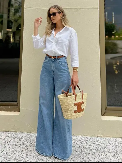 Looks com calça pantalona