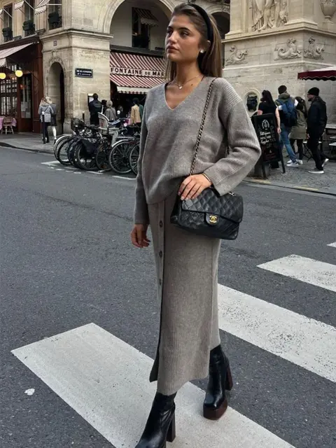 Saias no inverno